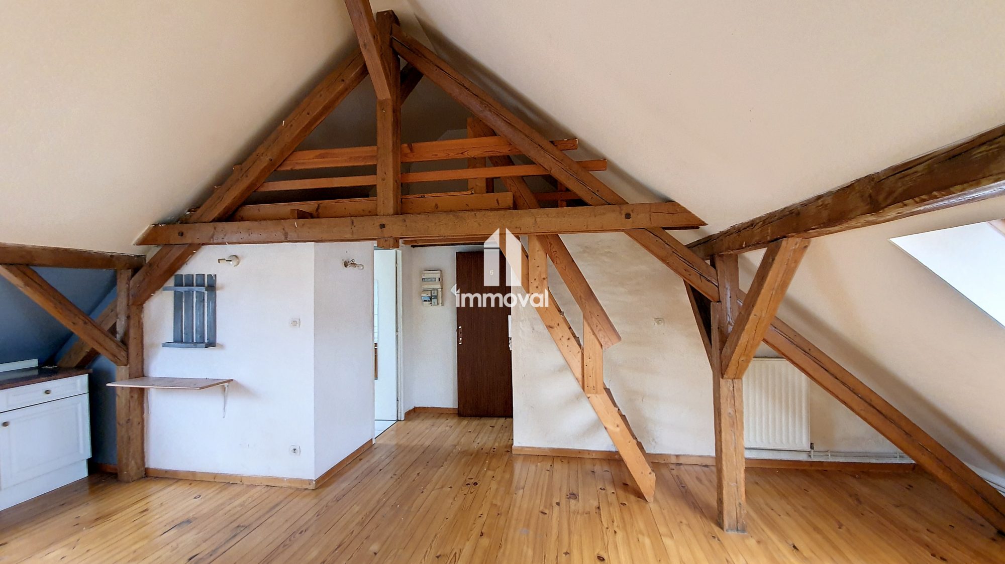 NEUHOF Appartement 1 pièce de 21m² ha et 46m² au sol au  3èm