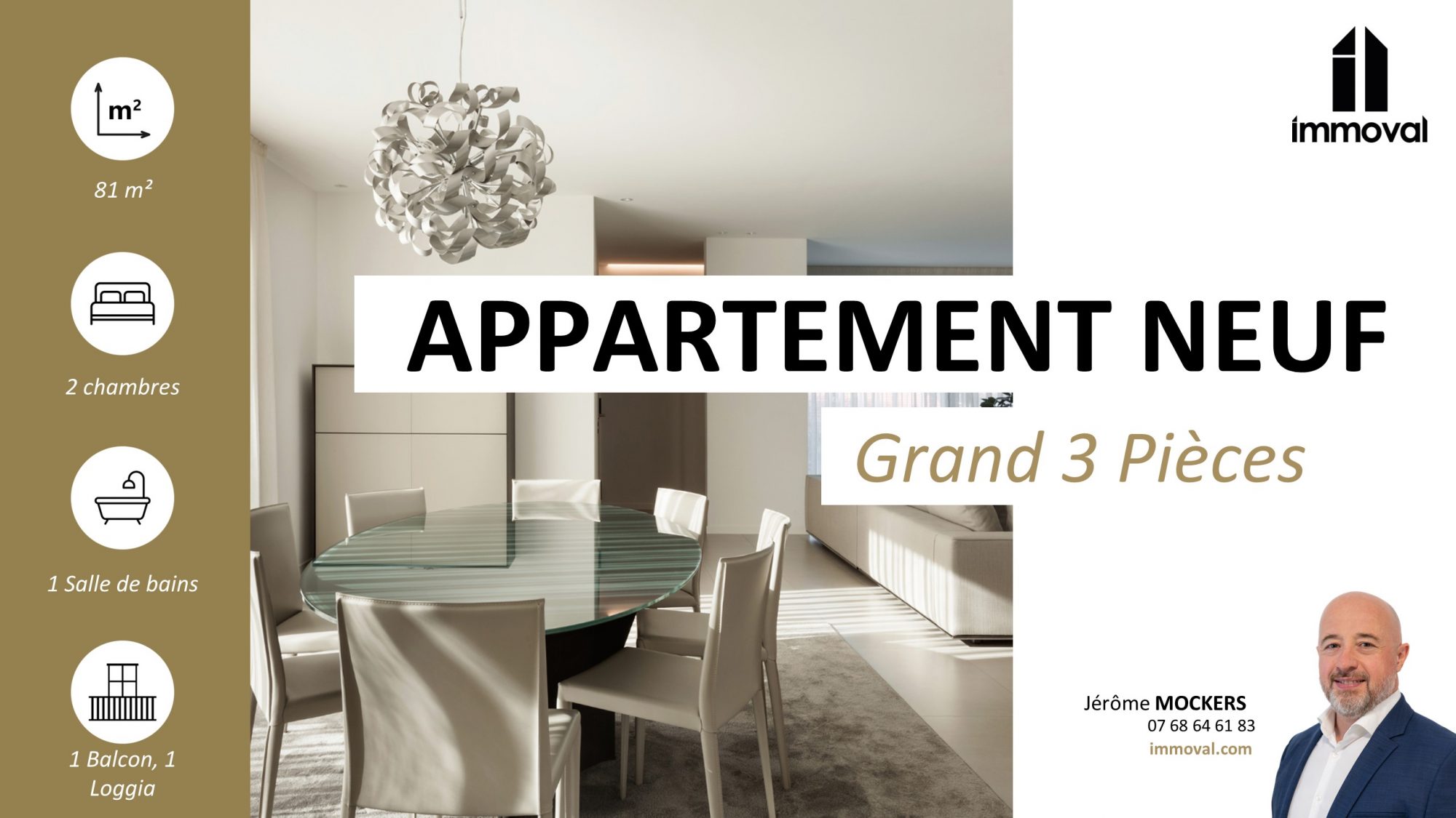 NEUDORF, entre DANUBE et QUAI DUSUZEAU, Appartement neuf